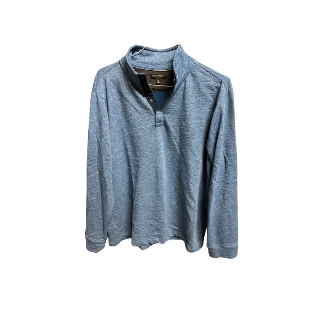 Banana Republic Men’s Pullover Shirt - Blue (Size XL)
